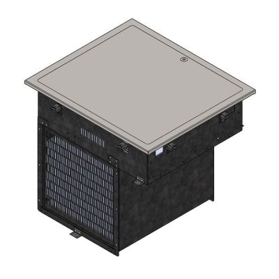 Прилавок нейтральный сдвоенный без полки RBN21NST-ЯЯ ШС Filin 825x1820x860мм