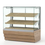 Витрина холодильная с дверками раздачи (3 полки) RSK12CA Kids 1105x700x1570(730)мм