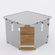 Прилавок холодильный RSK23CA Kids 1505x700x1155(760) h=100мм