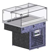 Прилавок "рыба на льду" RC12IА Case 1105x700x1320(860)мм