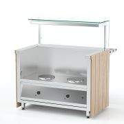 Мармит для первых блюд (3 супницы 10л) RSK52HA(10) Kids 1105x700x1155(760)мм