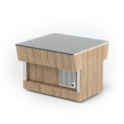 Стеллаж СКЦР 24/60/50, 4 полки решетка нерж., каркас оцинк., 600х500х1700