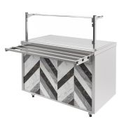 Витрина кондитерская холодильная закрытая (2 полки) RSK13CS Kids 1505x725x1155(450)мм