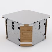 Витрина холодильная кондитерская комбинированная N-RKC21A OZ 950x700x1320мм