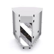 Витрина хлебная нейтральная открытая (4 полки) RKВ22AO Crystal 1250x700x1320мм