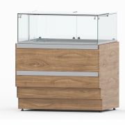 Стол СППН3 180/80, борт, полка решетка нерж., каркас уголок нерж., 1800х800х860