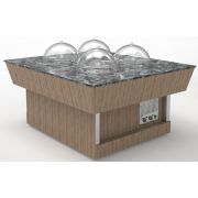 Холодильный прилавок линии раздачи Refettorio Capital RC13AS 1505x700x1255(830) h=20мм