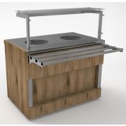 Стол СПОЦ-3 180/70, без борта, полка решетка оцинк., каркас оцинк., 1800х700х860