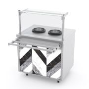 Прилавок нейтральный без полки RCN11B City 800x700x860мм