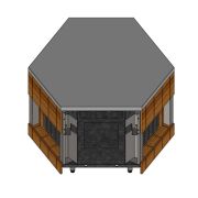 Ванна ВМН 22/40, 2 секц., без борта, емк. ванны, каркас - нерж., 850х450х860