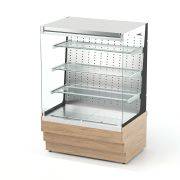 Стол с ящиками СПОНЯ2 80/60, 2 ящика, без борта, полка сплошная, каркас уголок, ножки труба 40х40 - нерж., 800х600х860