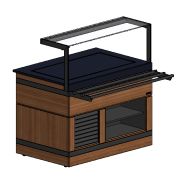 Стеллаж СКЦР 24/100/60, 4 полки решетка нерж., каркас оцинк., 1000х600х1700
