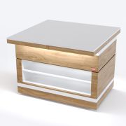 Ванна котломойка ВМБНП 125/60, борт, емк. ванны, каркас - нерж., 1300х700х860
