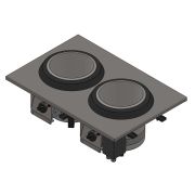 Прилавок c индукционными конфорками RH12A-IND Capital 1105x700x1255(860)мм