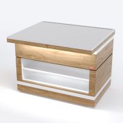 Витрина холодильная VISTA-Gastro 938, с экраном, агрегат, RGV11CA-P