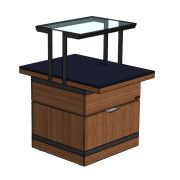 Мармит для 2х блюд, 3 склад. полки: Ф-Л-П, RBU33НSI ШС Furshet 1558x790x1354(874)мм