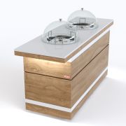 Прилавок кассовый левый RCT1AL City 1100x700x860мм