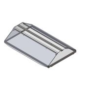 Витрина кондитерская холодильная угловая закрытая (2 полки) RKCU21A L Crystal 1250x700x1320мм