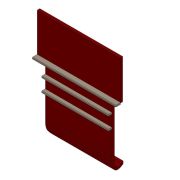 Прилавок с охл. поверхностью без полки, 2 склад. полки: Ф-З, RBU21RSI ШС Furshet 906x790x874мм