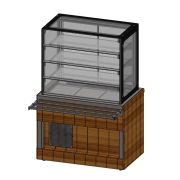 Мармит для вторых блюд островной RM43S ШС Capital 1505x1050x1465(830)мм