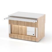 Мармит для первых блюд (2 супницы 10л) пристенный RМ41ADP ШС Capital 805x740x1380(860)мм