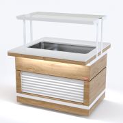 Выкладка 3-х уровневая VISTA 2500 (тепловая витрина)