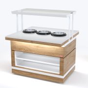 Витрина нейтральная закрытая (3 полки) RN42A Case 1105х700х1700(860)мм