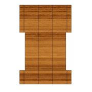 Прилавок нейтральный П-образный RV12A Case 1105x700x1320(860)мм