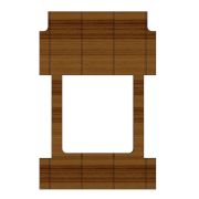 Витрина тепловая (динамика) с дверками раздачи (3 полки) RH42A Case 1105х700х1700(860)мм