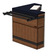 Прилавок кассовый Г-образный левый RT3ASL Case 1505х700х830мм