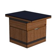Витрина тепловая с дверками раздачи встраиваемая (3 полки) RH22D Drop In 1145x700x1240мм