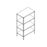 Витрина тепловая с дверками раздачи встраиваемая (3 полки) RH21D Drop In 845x700x1240мм