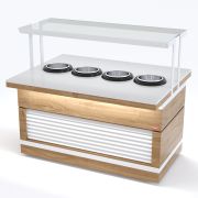 Мармит для первых блюд (2 супницы 10л) компактный встраиваемый RM31DK Drop In 750x500x300мм