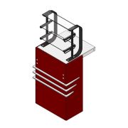 Мармит для первых блюд (4 супницы 10л) пристенный RBN53HSW-Н ШС Filin 1475x950x1310(860)мм
