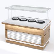 Мармит для первых блюд (4 супницы 10л) пристенный RBN53HSW-Ж ШС Filin 1475x950x1310(860)мм