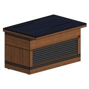 Прилавок с конфорками wok RHW12 Capital 1105x700x1255(860)мм