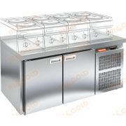 Стол морозильный под тепловое оборудование HICOLD GN 11 BR2 BT LT