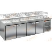 Стол морозильный под тепловое оборудование HICOLD SN 1111 BR2 BT LT