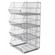 Корзина штабелируемая разборная 575х600х300