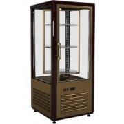 Холодильная витрина R120Cвр Сarboma D4 VM 120-2 корич-золотой, 1/2, INOX
