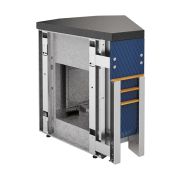 Прилавок кассовый нейтральный RKT11A Crystal 950x700x1020мм
