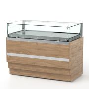 Прилавок кассовый Г-образный левый RT2ASL Case 1105х700х830мм
