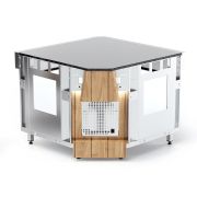 Прилавок с охлаждаемой поверхностью островной RBK21RSI ШС Kids 805x1050x1455(730)мм