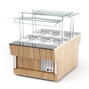 Прилавок нейтральный островной без полки RBK21NAI ШС Kids 805x700x760мм