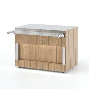 Прилавок холодильный островной RBK23CAI ШС Kids 1505x700x1455(760)мм h=100мм