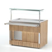 Прилавок нейтральный островной RBK22NAI ШС Kids 1105x700x1455(760)мм