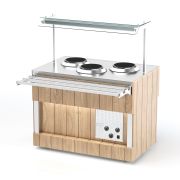 Мармит для первых блюд (4 супницы 10л) RSK53HA(10) Kids 1505x700x1155(760)мм